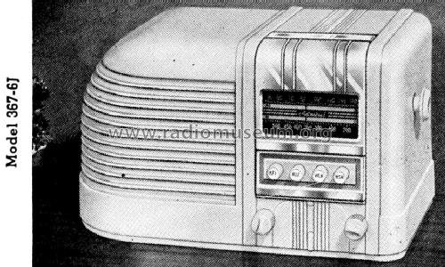 367-6J Ivory ; Admiral brand (ID = 1097032) Radio