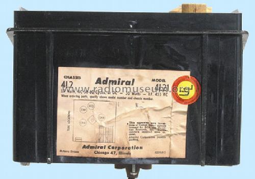 4L21 Ch= 4L2; Admiral brand (ID = 390622) Radio