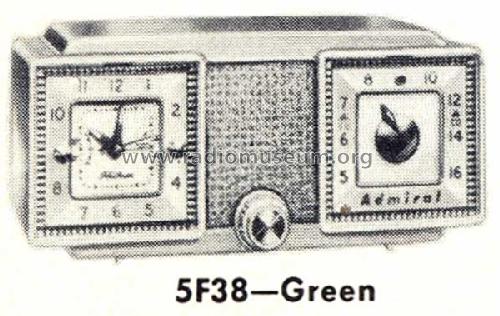 5F38 Ch= 5F3; Admiral brand (ID = 1101667) Radio