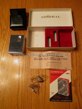 6 Transistor Y2403GPN ; Admiral brand (ID = 2472368) Radio