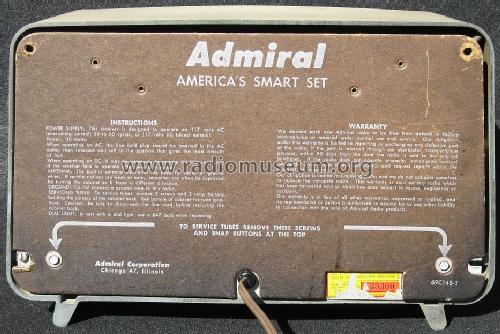 6C23A Ch= 6C2A; Admiral brand (ID = 1328629) Radio