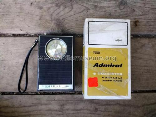 Nine Transistor FM-AM-AFC Y801R; Admiral brand (ID = 3049397) Radio