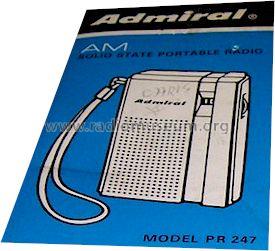 PR-247 ; Admiral brand (ID = 401516) Radio