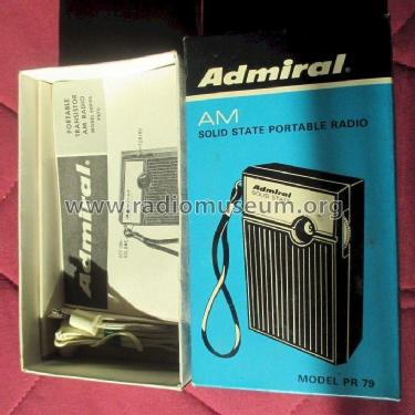 Solid State 6 Transistor PR 79; Admiral brand (ID = 1736135) Radio