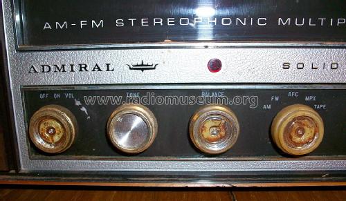 Solid State AM-FM Stereophonic Multiplex Ch= 20F5; Admiral brand (ID = 1482589) Radio