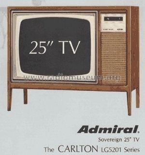 The Carlton LG5201 Series; Admiral brand (ID = 675538) Television