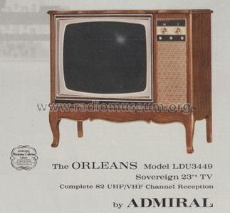 The Orleans LDU3449; Admiral brand (ID = 675569) Televisore