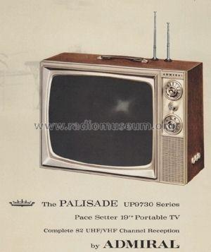 The Palisade UP9730 Series; Admiral brand (ID = 675571) Television