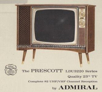 The Prescott LDU3220 Series; Admiral brand (ID = 675572) Television