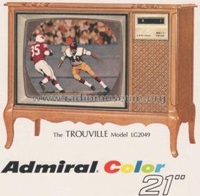 The Trouville LG2049; Admiral brand (ID = 675596) Television