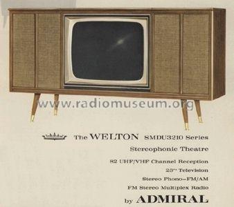 The Welton SMDU3210; Admiral brand (ID = 675576) TV Radio