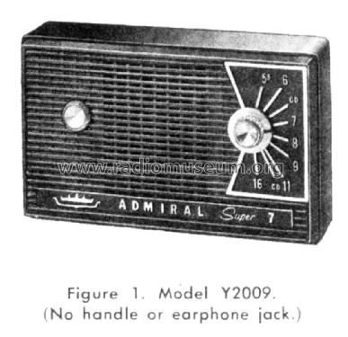 Y2009 'The Comet , Super 7' Ch= 7V1; Admiral brand (ID = 934838) Radio