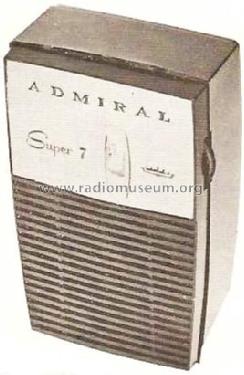 Y2068 Super 7 Ch= 7A2; Admiral brand (ID = 479450) Radio