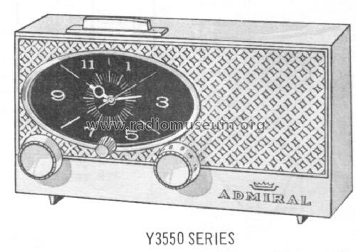 Y3559 Ch= 5D6E; Admiral brand (ID = 1541035) Radio