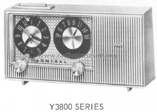 Y3808 Ch= 5M6; Admiral brand (ID = 1545836) Radio