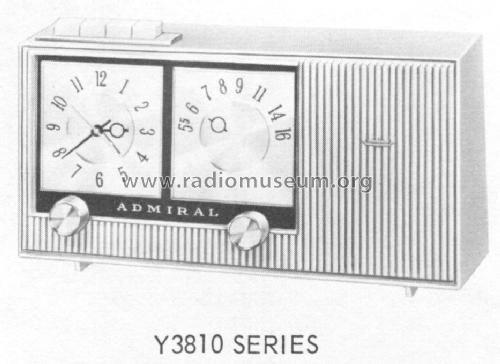 Y3810 Ch= 5M6; Admiral brand (ID = 1545843) Radio