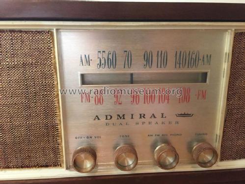 Y3921 Ch= 6H4N; Admiral brand (ID = 2031156) Radio