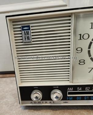 YHC621 'Concerto' Clock Radio Ch= 6M4A; Admiral brand (ID = 2854656) Radio