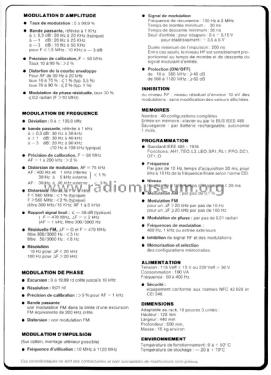 Générateur Synthétiseur - UHF Generator 740A; Adret Électronique; (ID = 1669581) Ausrüstung