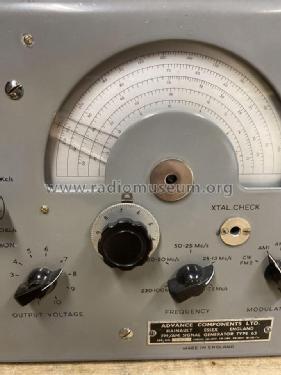 AM/FM Signal Generator Type 63; Advance Electronics (ID = 2982598) Equipment