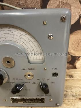 AM/FM Signal Generator Type 63; Advance Electronics (ID = 2982602) Equipment