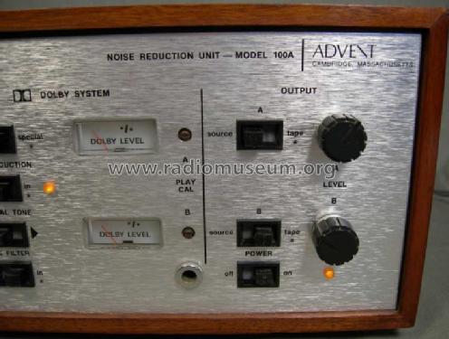 Noise Reduction Unit 100A; Advent Corporation; (ID = 1032560) Misc