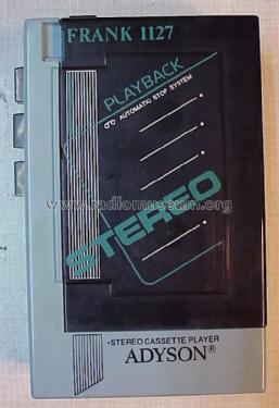 Stereo Cassette Player Frank 1127 ; Adyson Marke, Yücel (ID = 2713747) Sonido-V