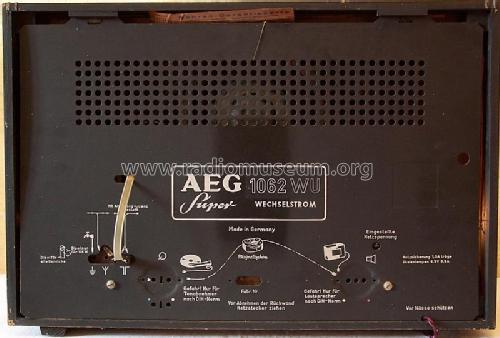 1062WU; AEG Radios Allg. (ID = 728177) Radio