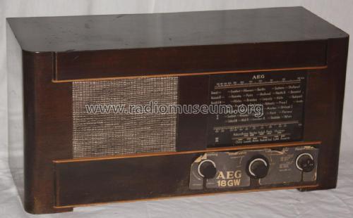 18GW; AEG Radios Allg. (ID = 3098717) Radio