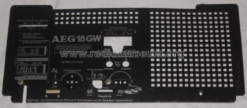 18GW; AEG Radios Allg. (ID = 3098719) Radio