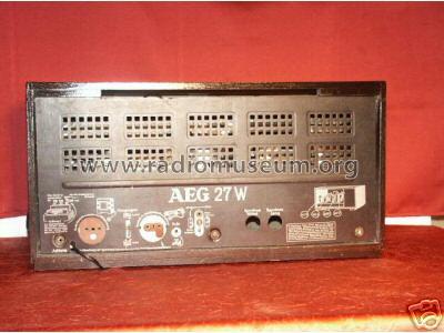 27W ; AEG Radios Allg. (ID = 53069) Radio