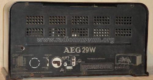 29W; AEG Radios Allg. (ID = 10894) Radio