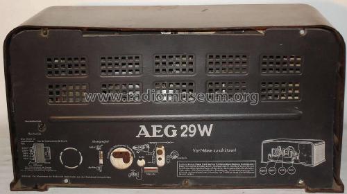 29W; AEG Radios Allg. (ID = 2025579) Radio