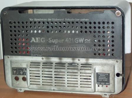 421GW; AEG Radios Allg. (ID = 436338) Radio