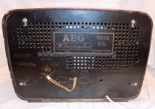 5056WD; AEG Radios Allg. (ID = 1982249) Radio