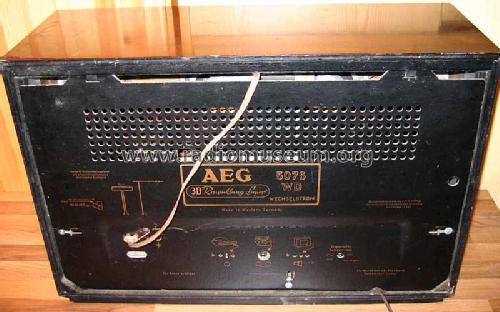 5076WD; AEG Radios Allg. (ID = 435568) Radio