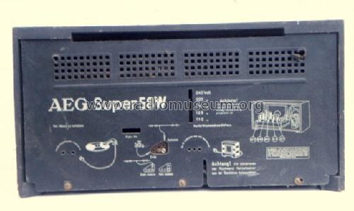 58W; AEG Radios Allg. (ID = 1618912) Radio