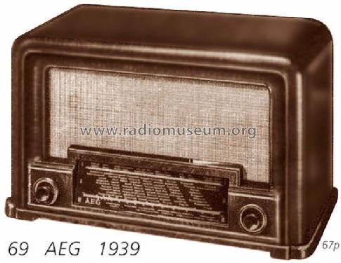 AEG-Super 69WK; AEG Radios Allg. (ID = 707673) Radio
