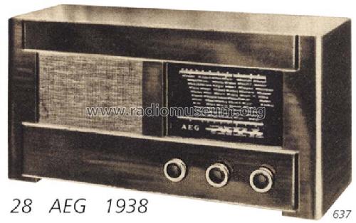 AEG 28W; AEG Radios Allg. (ID = 50) Radio