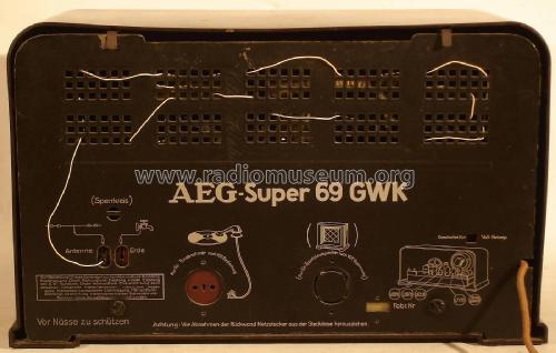 AEG-Super 69GWK; AEG Radios Allg. (ID = 2052886) Radio
