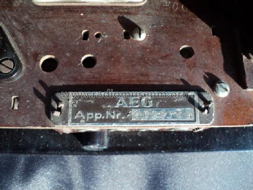 Deutscher Kleinempfänger für Batteriebetrieb DKE38B; AEG Radios Allg. (ID = 1215948) Radio