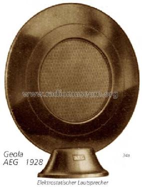 Geola ; AEG Radios Allg. (ID = 10) Speaker-P