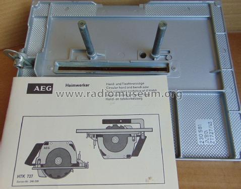 Hand-/Tischkreissäge HTK 727; AEG Radios Allg. (ID = 2955116) Elektrowerkzeuge