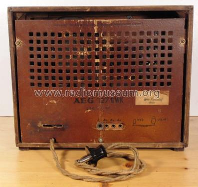 KLE127GWK; AEG Radios Allg. (ID = 2633601) Radio