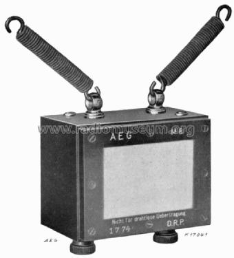 Kohlemikrophon M8; AEG Radios Allg. (ID = 858113) Microphone/PU