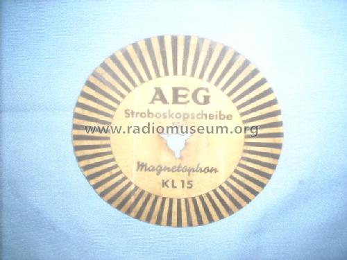 Magnetophon KL15; AEG Radios Allg. (ID = 1545220) Sonido-V