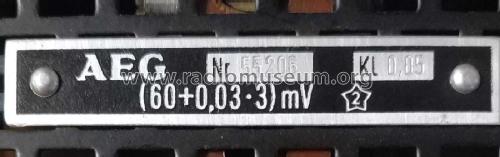 Nebenschlusswiderstand 150 A / 60 mV; AEG Radios Allg. (ID = 2972715) Equipment