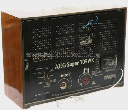 AEG-Super 709WK; AEG Radios Allg. (ID = 208347) Radio