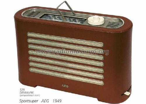 Sportsuper 638 SGWK ; AEG Radios Allg. (ID = 59) Radio