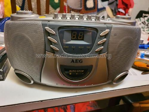 AM-FM Stereo CD Cassette Recorder RR150; AEG Radios Allg. (ID = 2821178) Radio